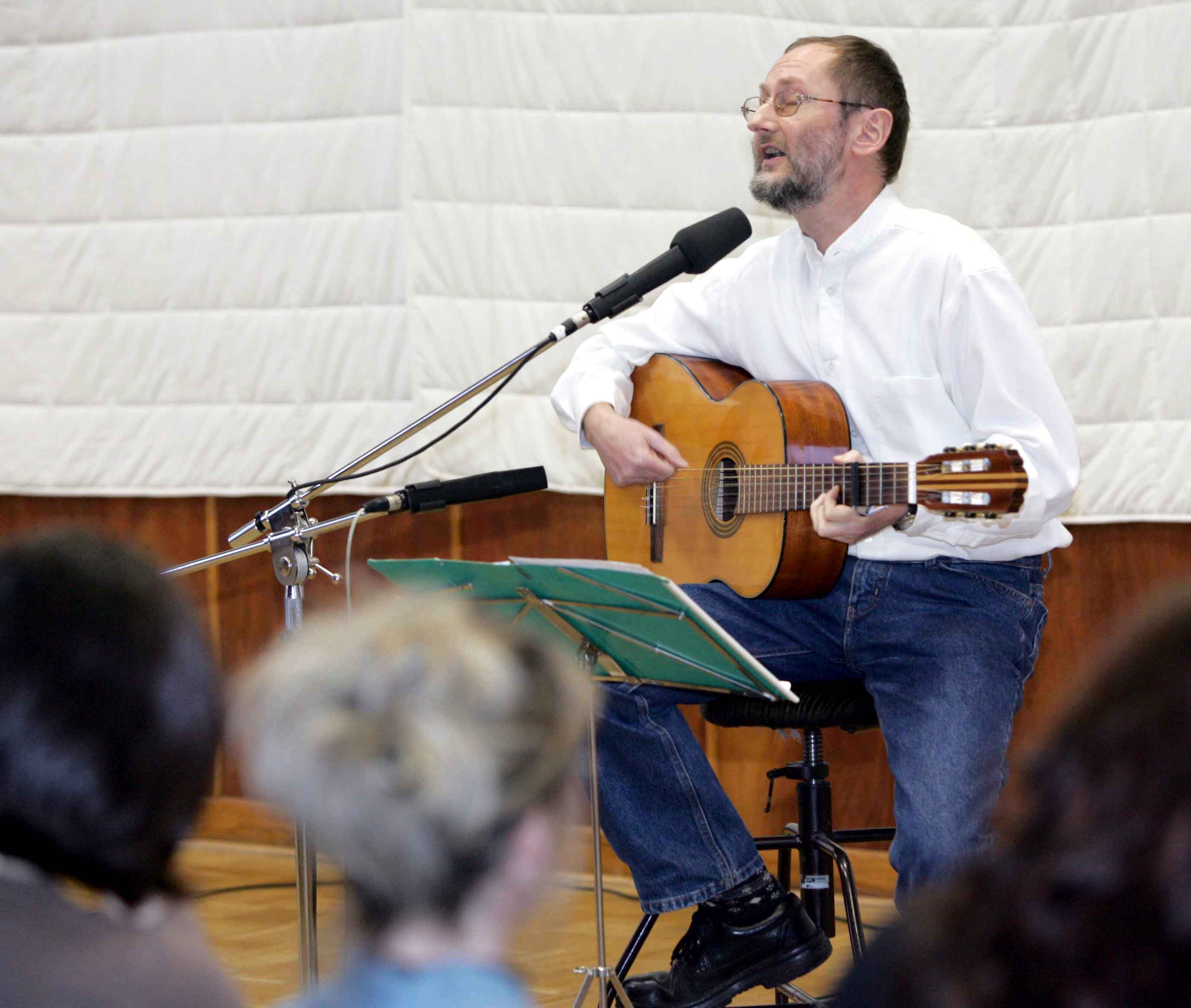 Holger Uske bei der Premiere Schattenklang, Haus Philharmonie Suhl, 30. März 2007