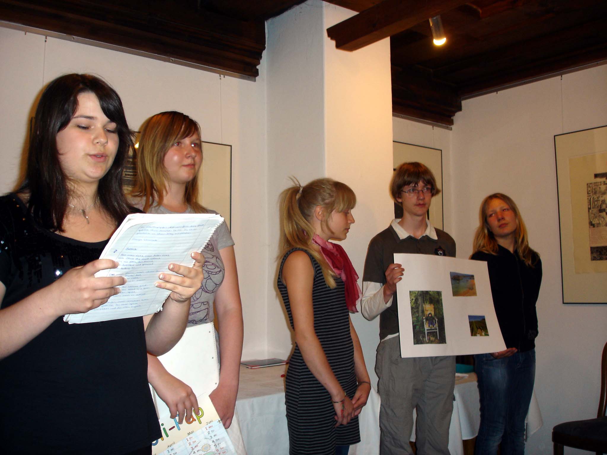 Abschlusslesung im Baumbachhaus Meiningen 2011