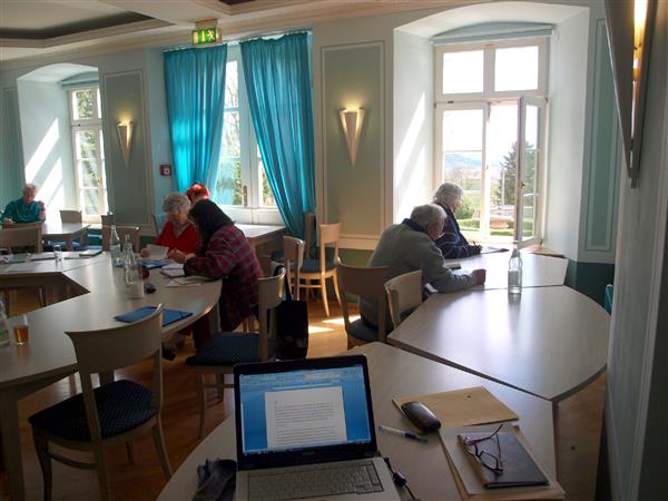 Prosaautoren beim Schreiben